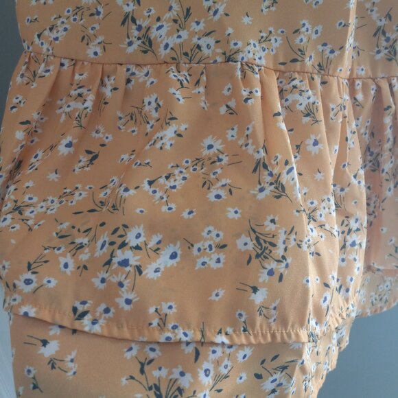 Allegra K Midi Ruffle Floral Skirt - Picture 7 of 8